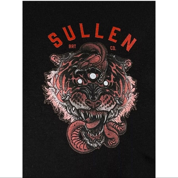 Sullen Men's T-shirt 3 EYE TIGER Tattoos Urban Design Premium Quality - Picture 9 of 12